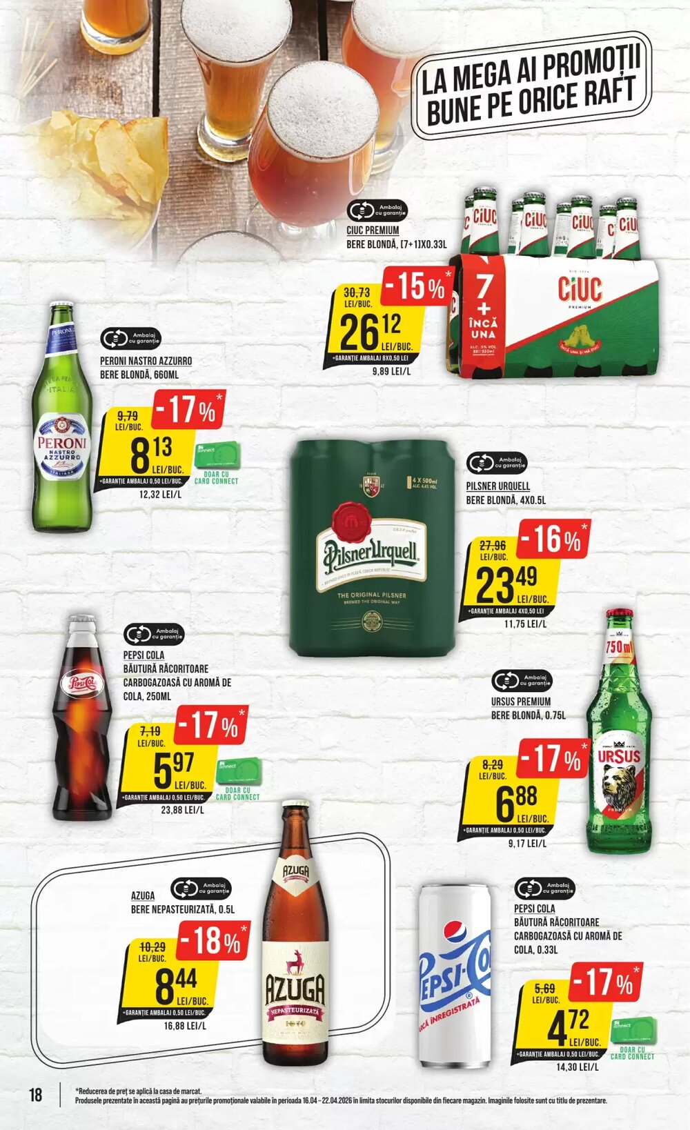 Catalogul cu oferte Mega Image valabil de la 16.04.2026 - Pagina 18.