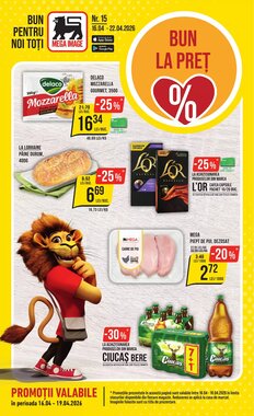 Catalogul cu oferte Mega Image valabil de la 16.04.2026