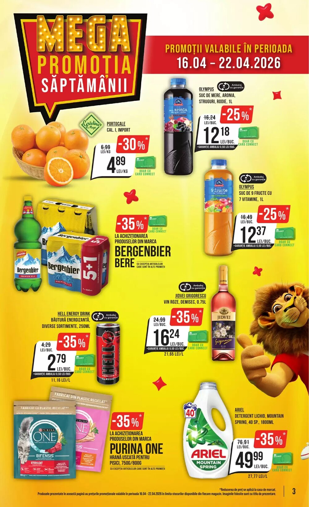 Catalogul cu oferte Mega Image valabil de la 16.04.2026 - Pagina 3.