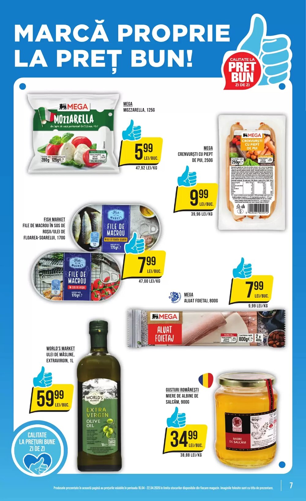 Catalogul cu oferte Mega Image valabil de la 16.04.2026 - Pagina 7.