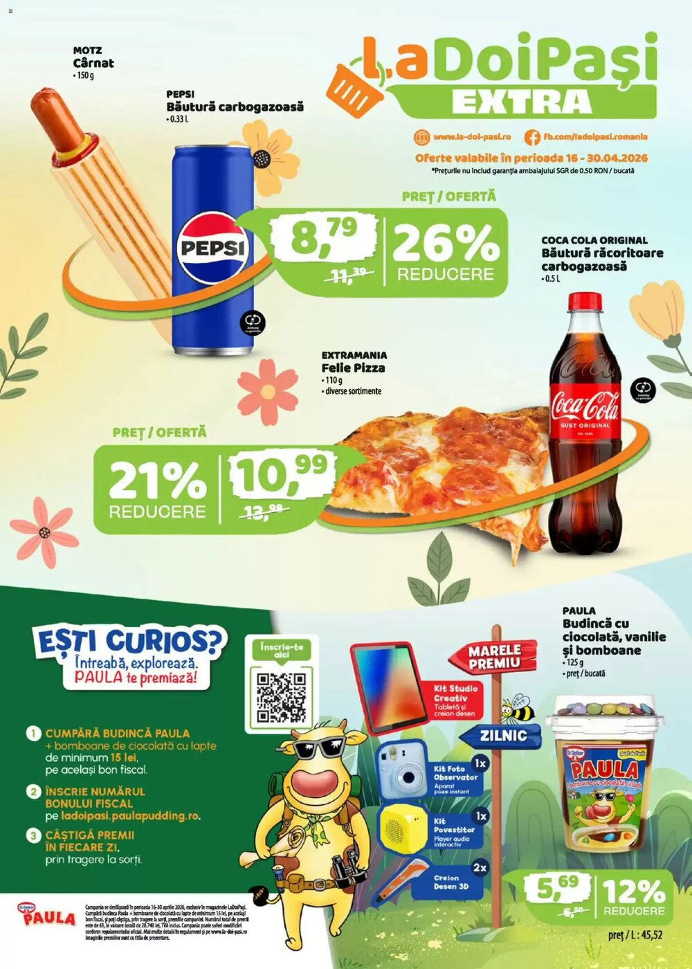 Catalogul cu oferte La Doi Pasi valabil de la 16.04.2026 - Pagina 1.