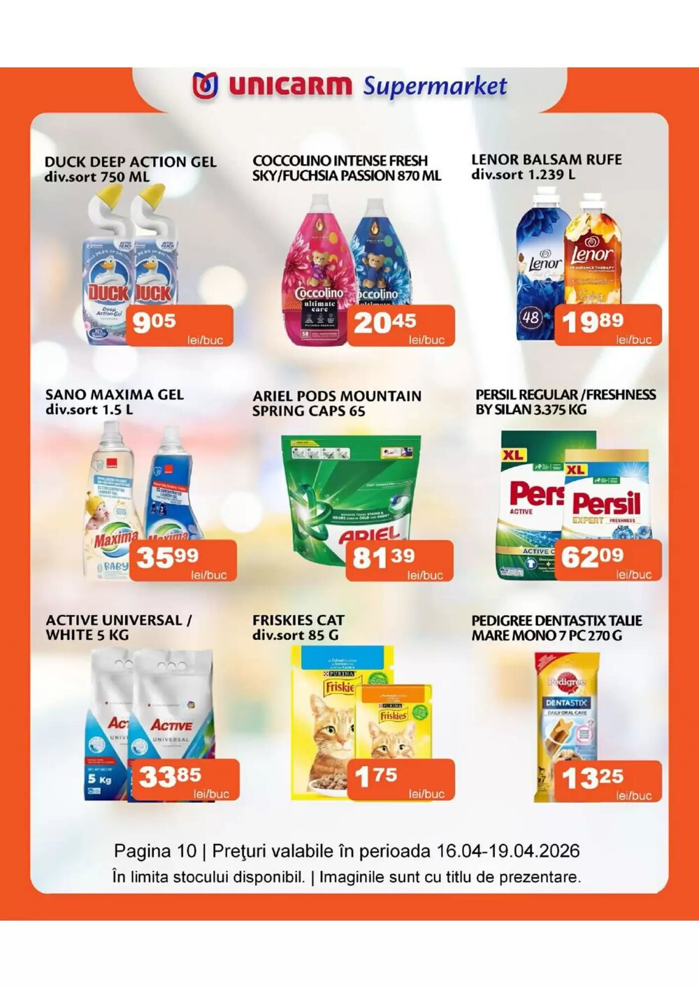 Catalogul cu oferte Unicarm valabil de la 16.04.2026 - Pagina 10.