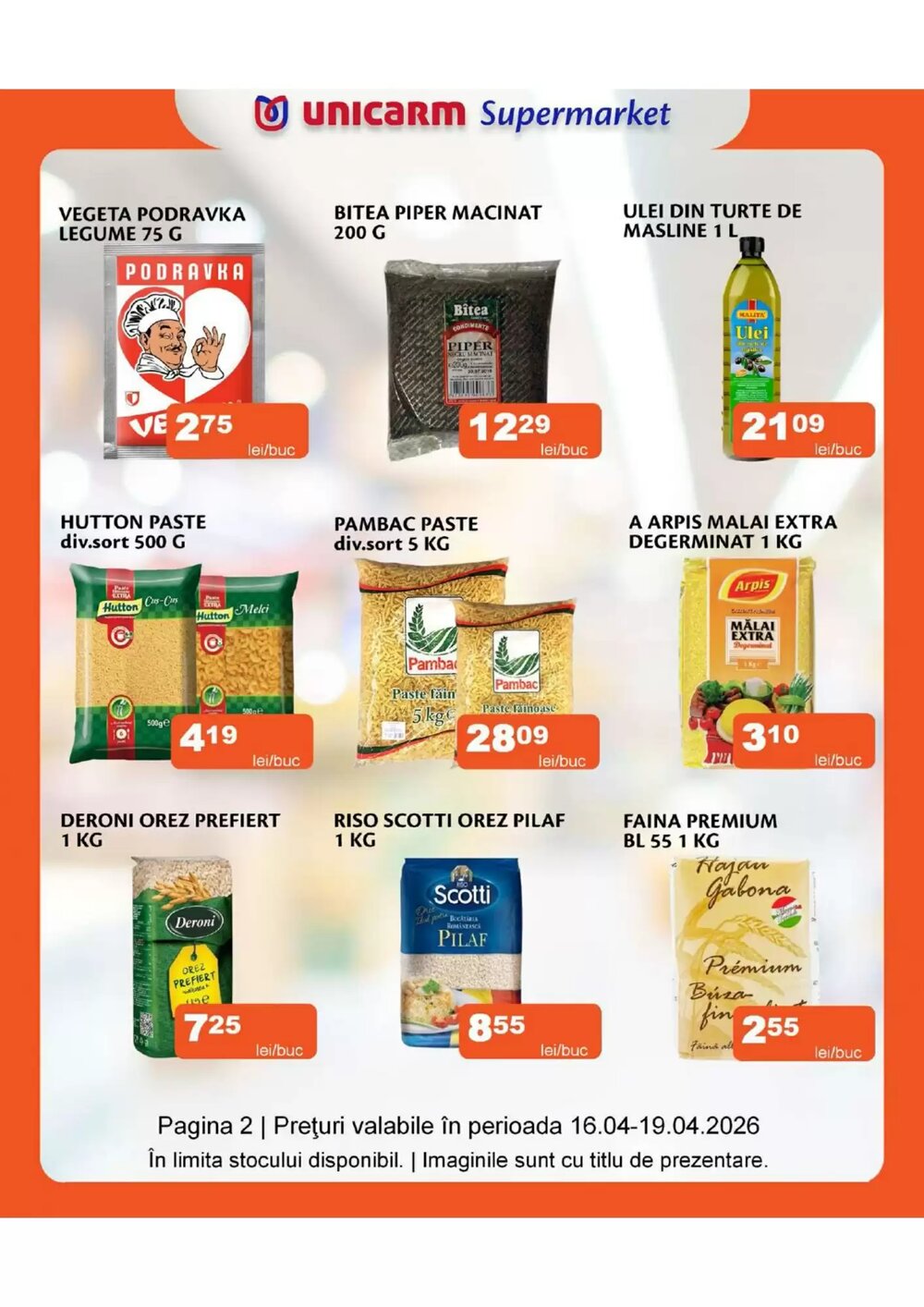 Catalogul cu oferte Unicarm valabil de la 16.04.2026 - Pagina 2.