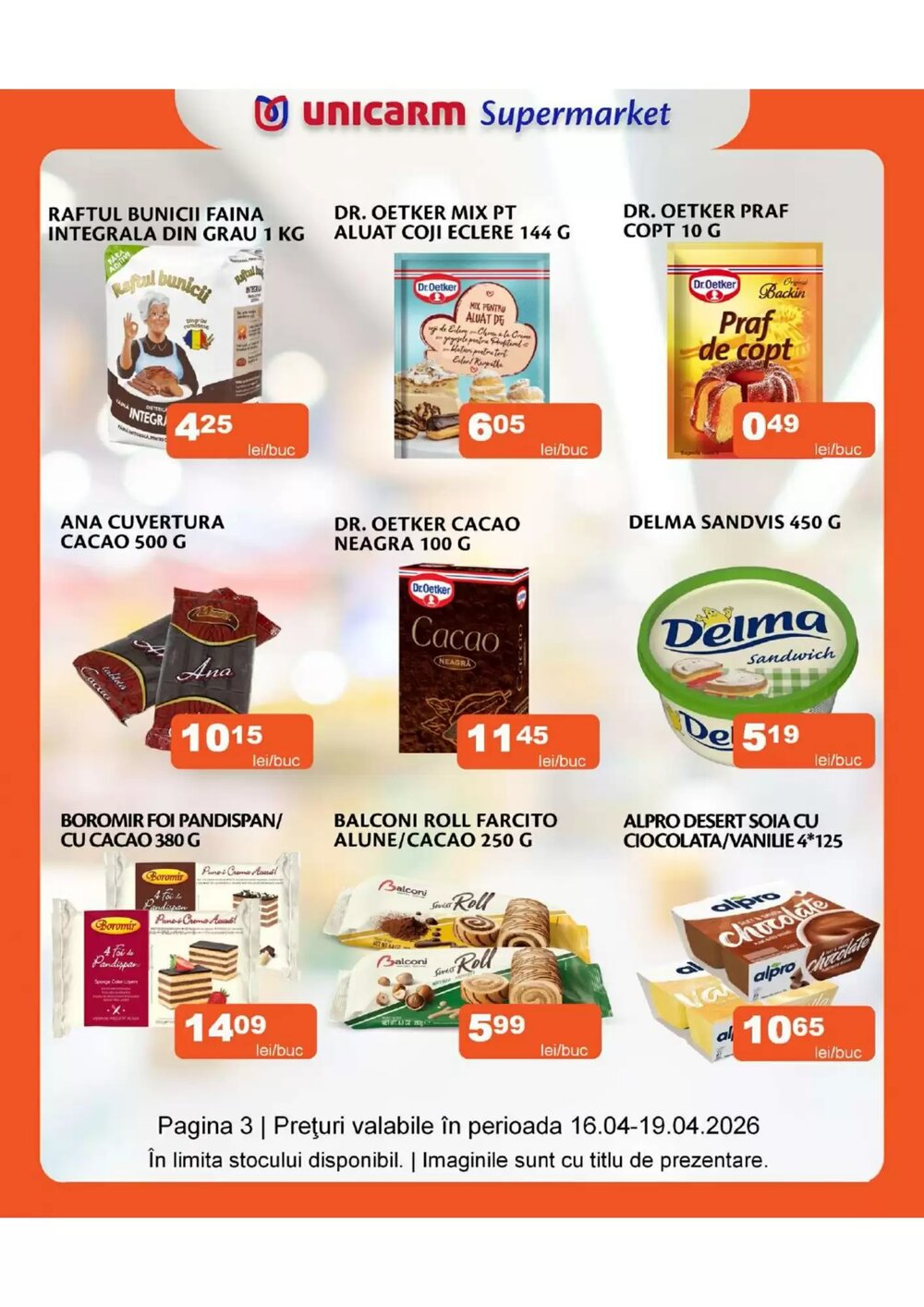 Catalogul cu oferte Unicarm valabil de la 16.04.2026 - Pagina 3.