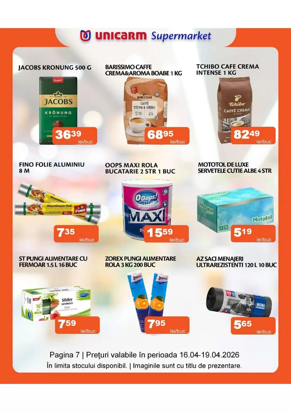 Catalogul cu oferte Unicarm valabil de la 16.04.2026 - Pagina 7.