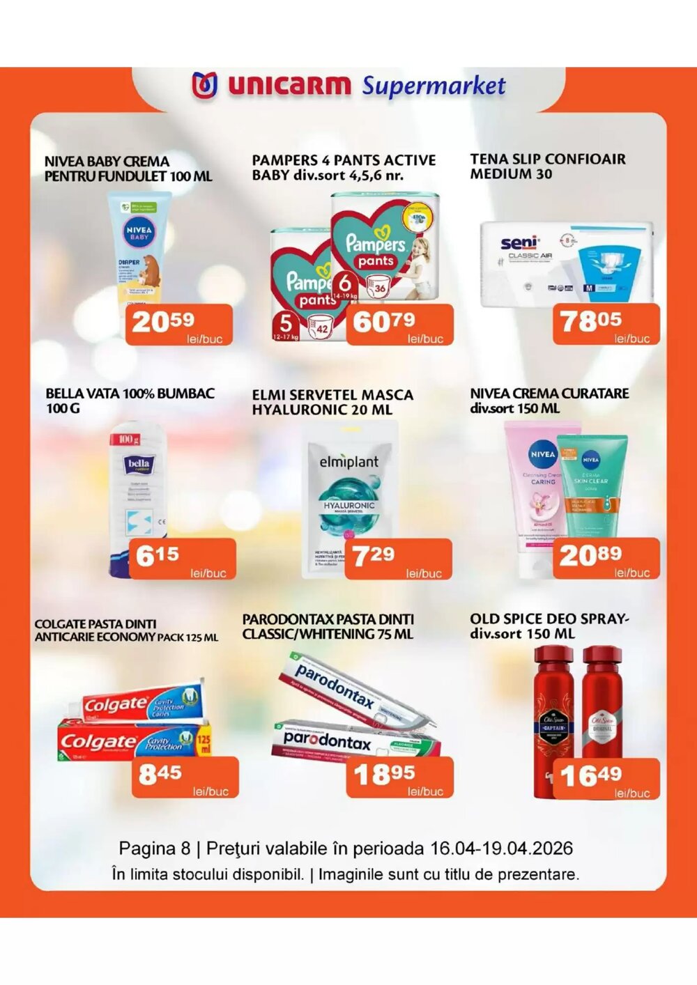 Catalogul cu oferte Unicarm valabil de la 16.04.2026 - Pagina 8.