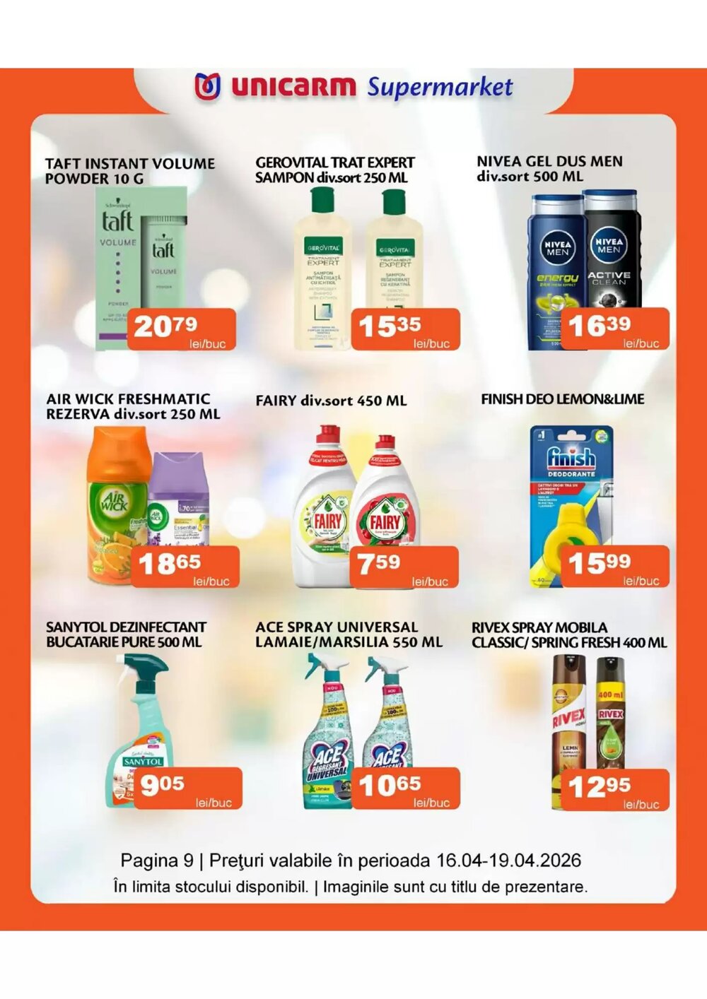 Catalogul cu oferte Unicarm valabil de la 16.04.2026 - Pagina 9.