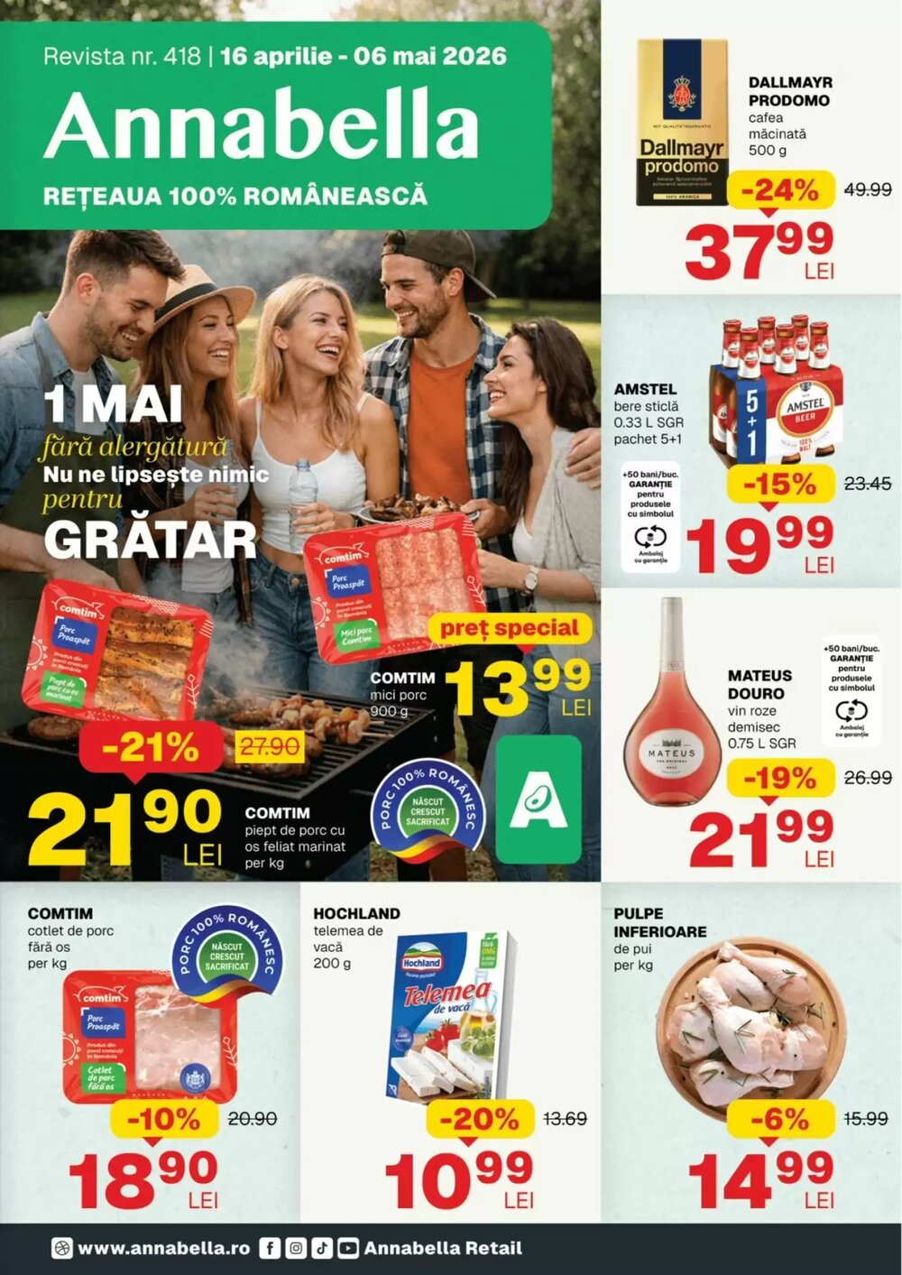 Catalogul cu oferte Annabella valabil de la 16.04.2026 - Pagina 1.