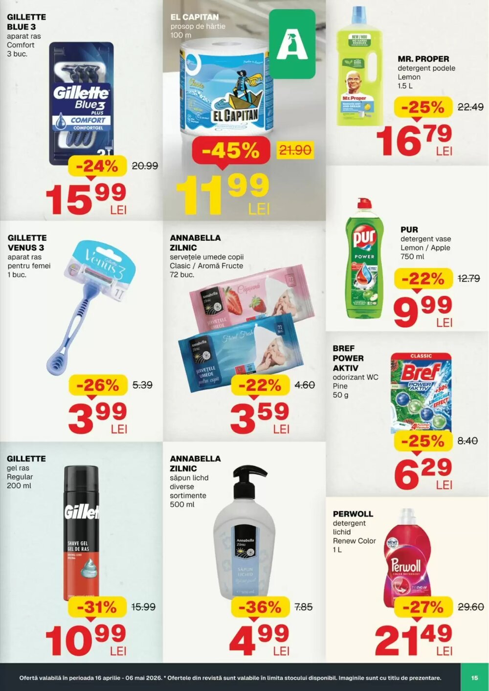 Catalogul cu oferte Annabella valabil de la 16.04.2026 - Pagina 15.