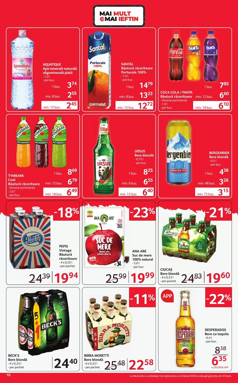 Catalogul cu oferte Selgros valabil de la 17.04.2026 - Pagina 10.