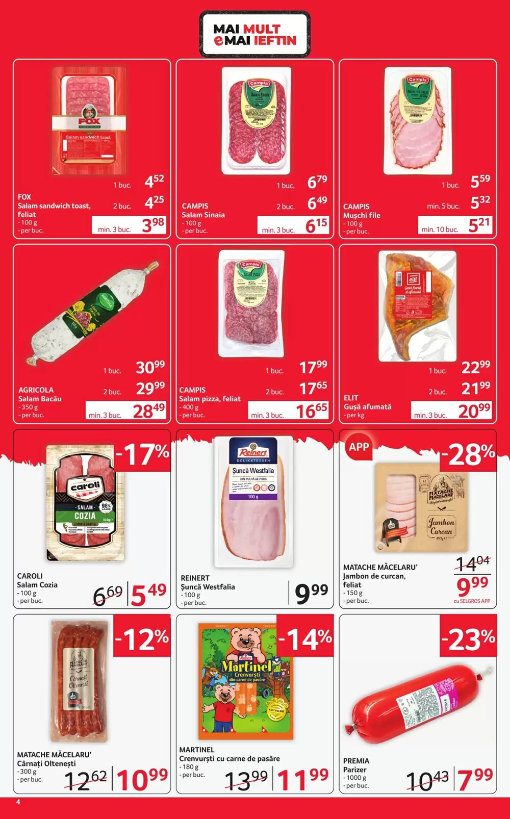 Catalogul cu oferte Selgros valabil de la 17.04.2026 - Pagina 4.