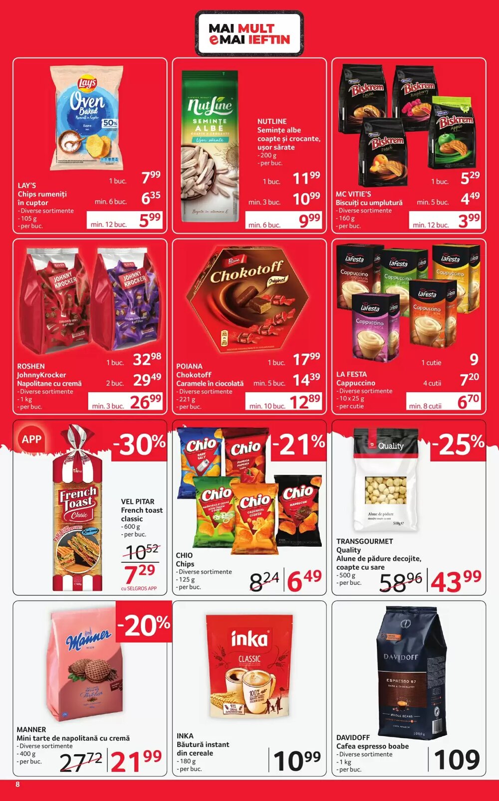 Catalogul cu oferte Selgros valabil de la 17.04.2026 - Pagina 8.