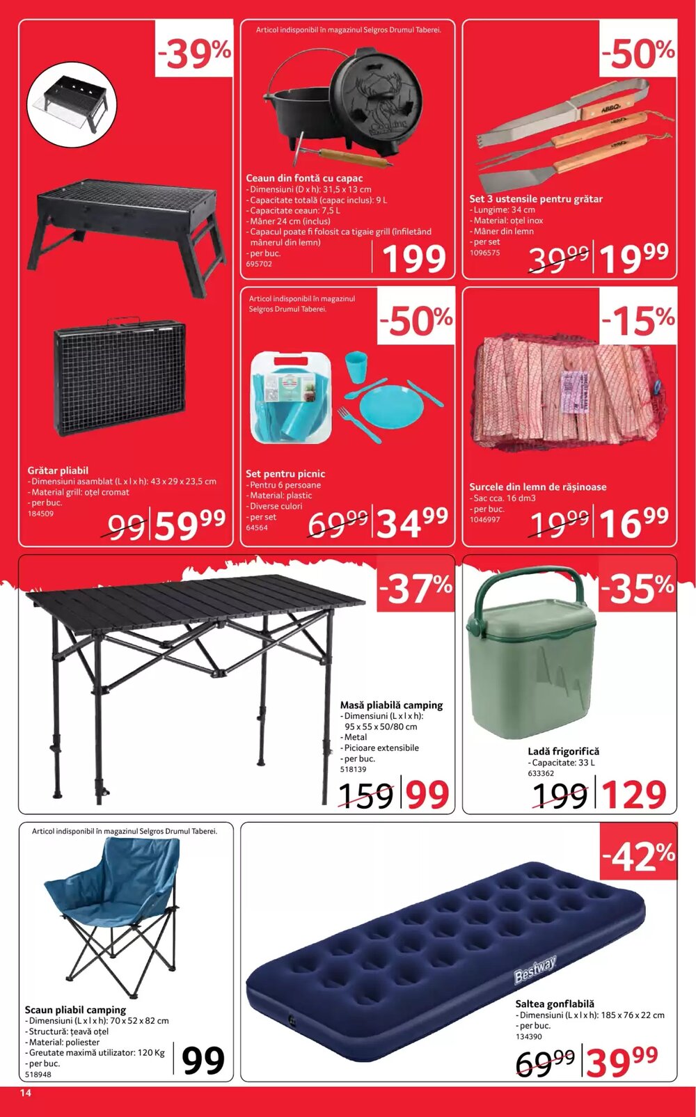 Catalogul cu oferte Selgros valabil de la 17.04.2026 - Pagina 14.
