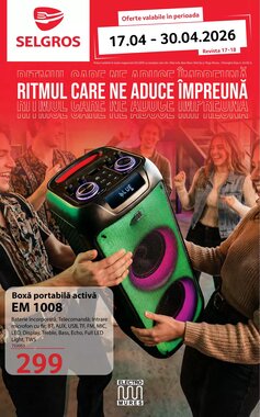 Catalogul cu oferte Selgros valabil de la 17.04.2026
