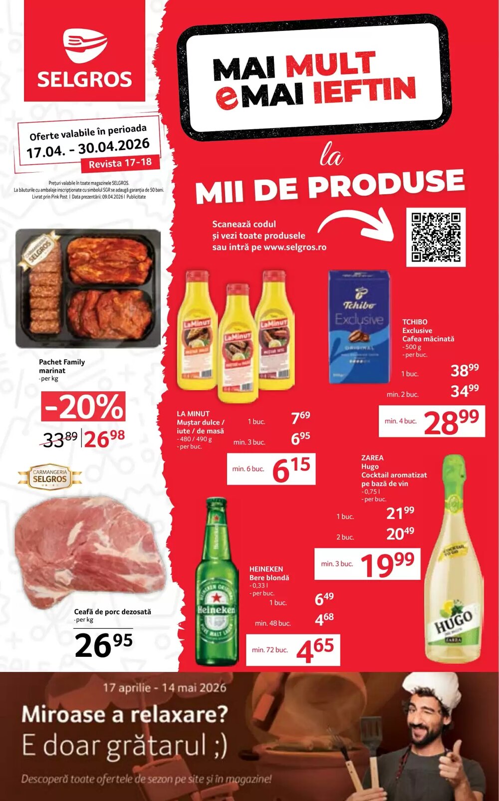 Catalogul cu oferte Selgros valabil de la 17.04.2026 - Pagina 1.