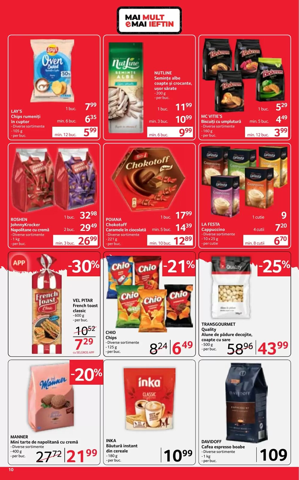 Catalogul cu oferte Selgros valabil de la 17.04.2026 - Pagina 10.