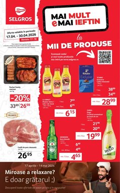 Catalogul cu oferte Selgros valabil de la 17.04.2026