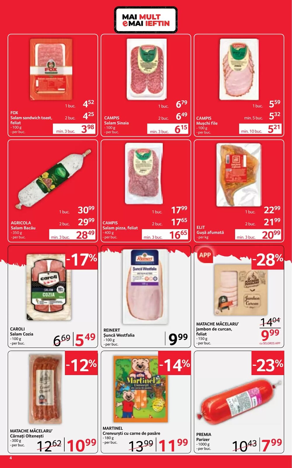 Catalogul cu oferte Selgros valabil de la 17.04.2026 - Pagina 4.