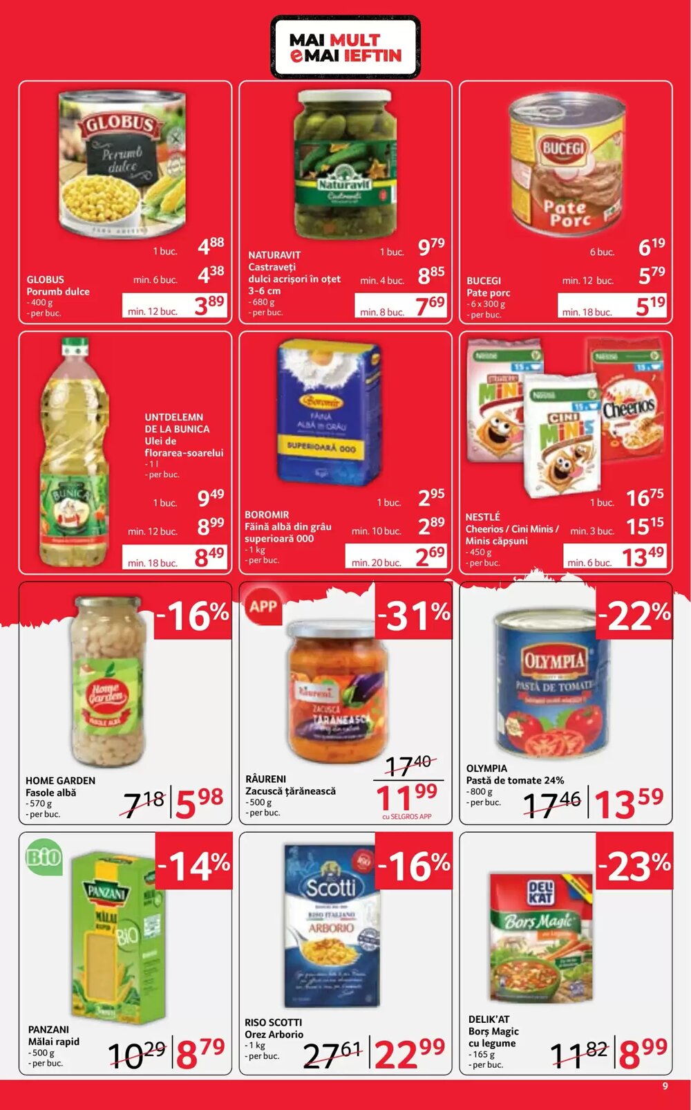 Catalogul cu oferte Selgros valabil de la 17.04.2026 - Pagina 9.