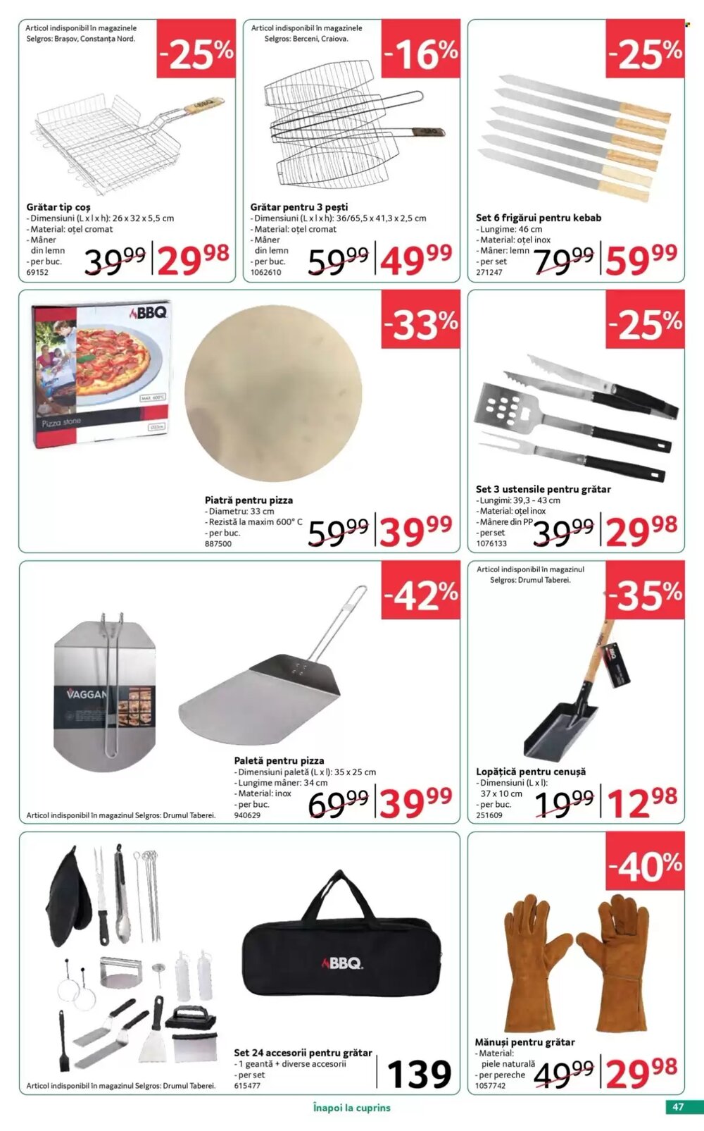 Catalogul cu oferte Selgros valabil de la 17.04.2026 - Pagina 47.