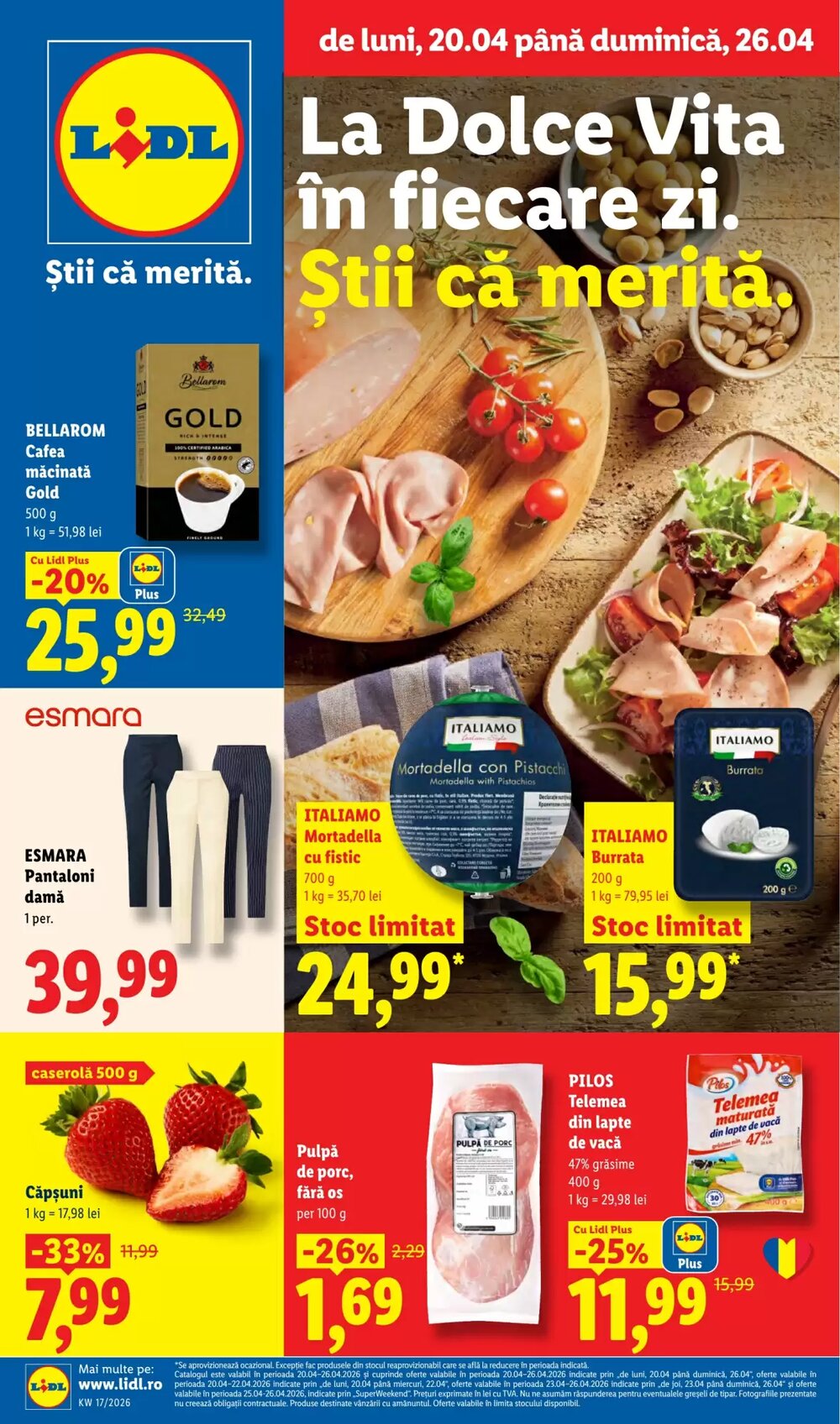 Catalogul cu oferte Lidl valabil de la 20.04.2026 - Pagina 1.