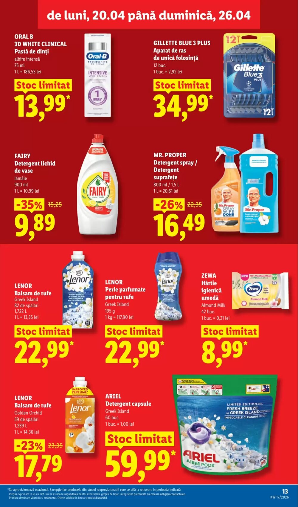 Catalogul cu oferte Lidl valabil de la 20.04.2026 - Pagina 13.