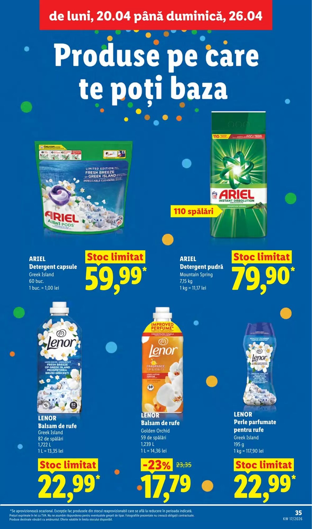 Catalogul cu oferte Lidl valabil de la 20.04.2026 - Pagina 35.