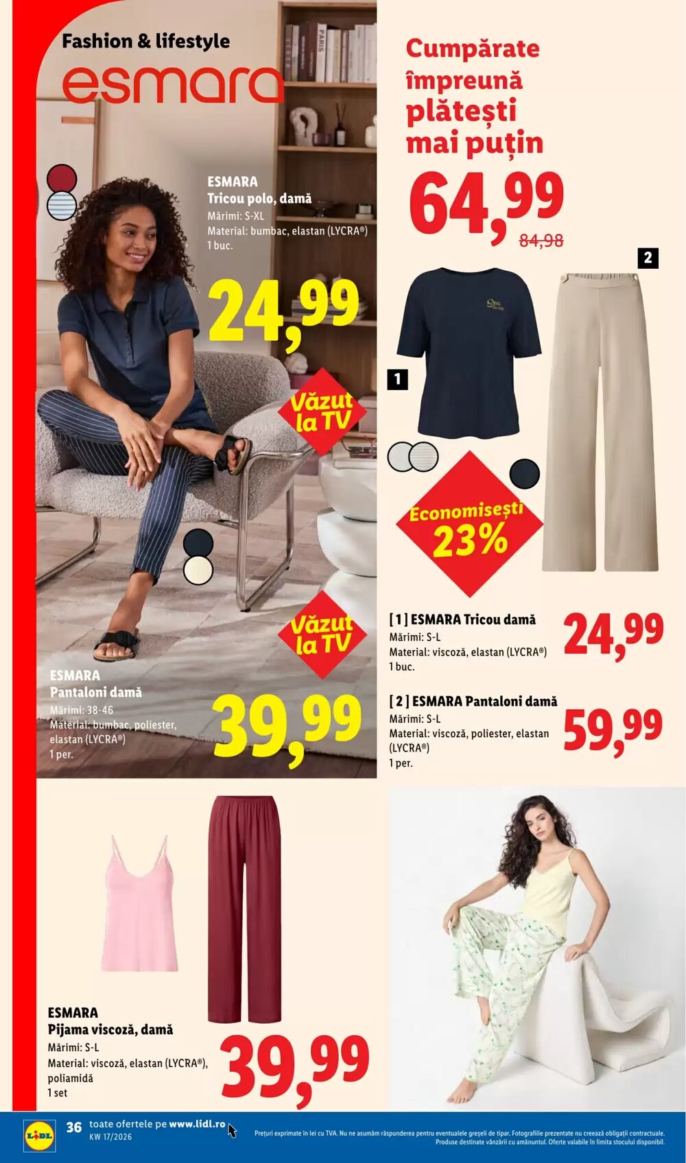 Catalogul cu oferte Lidl valabil de la 20.04.2026 - Pagina 36.