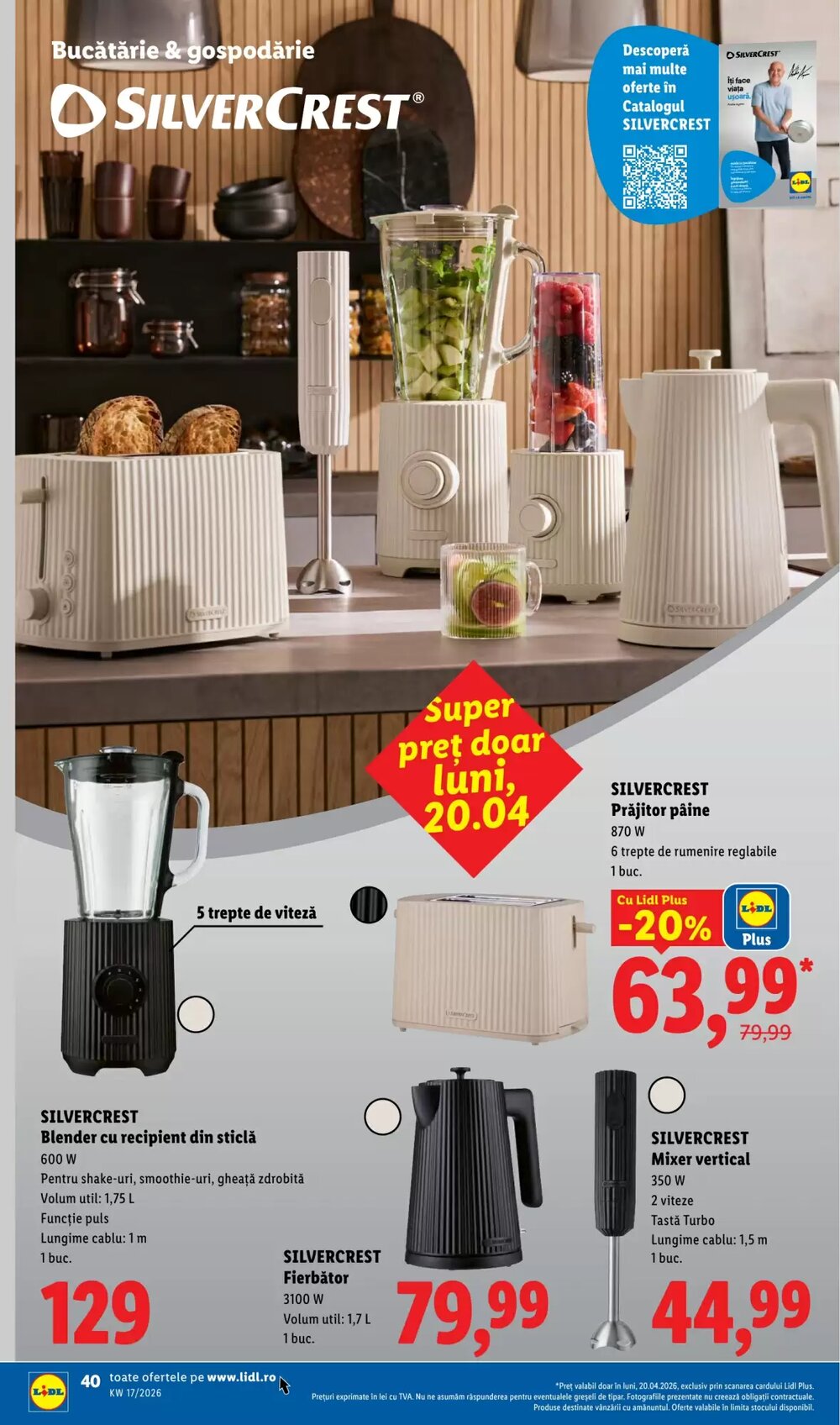 Catalogul cu oferte Lidl valabil de la 20.04.2026 - Pagina 40.