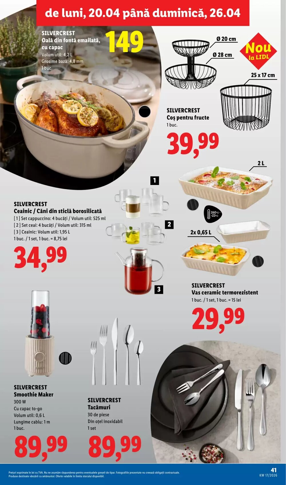 Catalogul cu oferte Lidl valabil de la 20.04.2026 - Pagina 41.