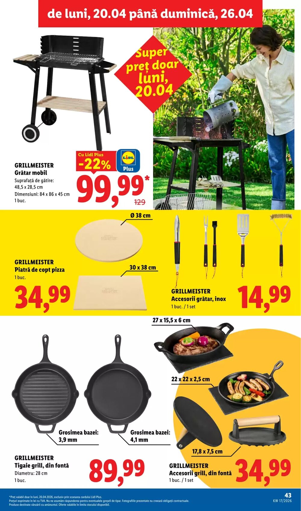 Catalogul cu oferte Lidl valabil de la 20.04.2026 - Pagina 43.