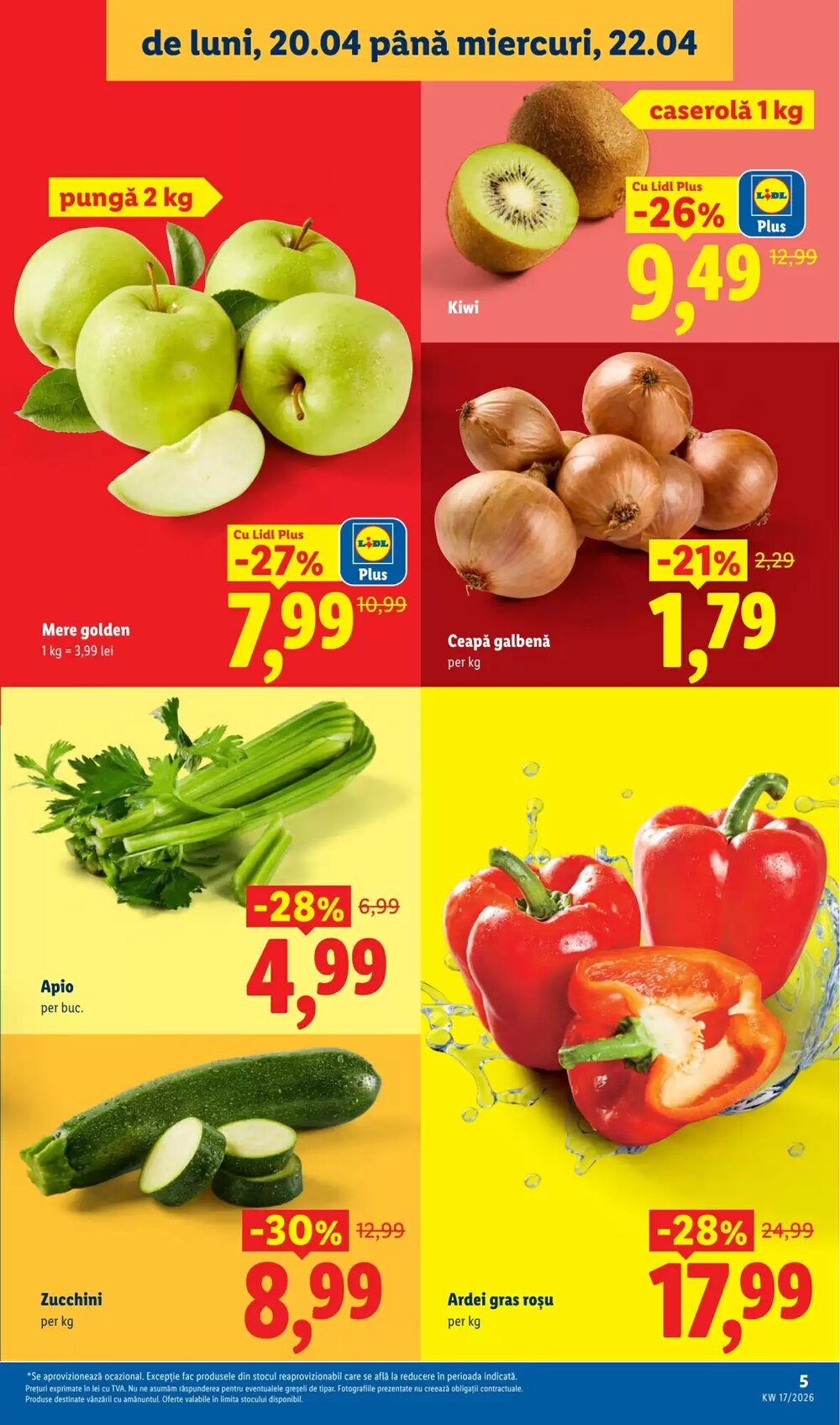 Catalogul cu oferte Lidl valabil de la 20.04.2026 - Pagina 5.