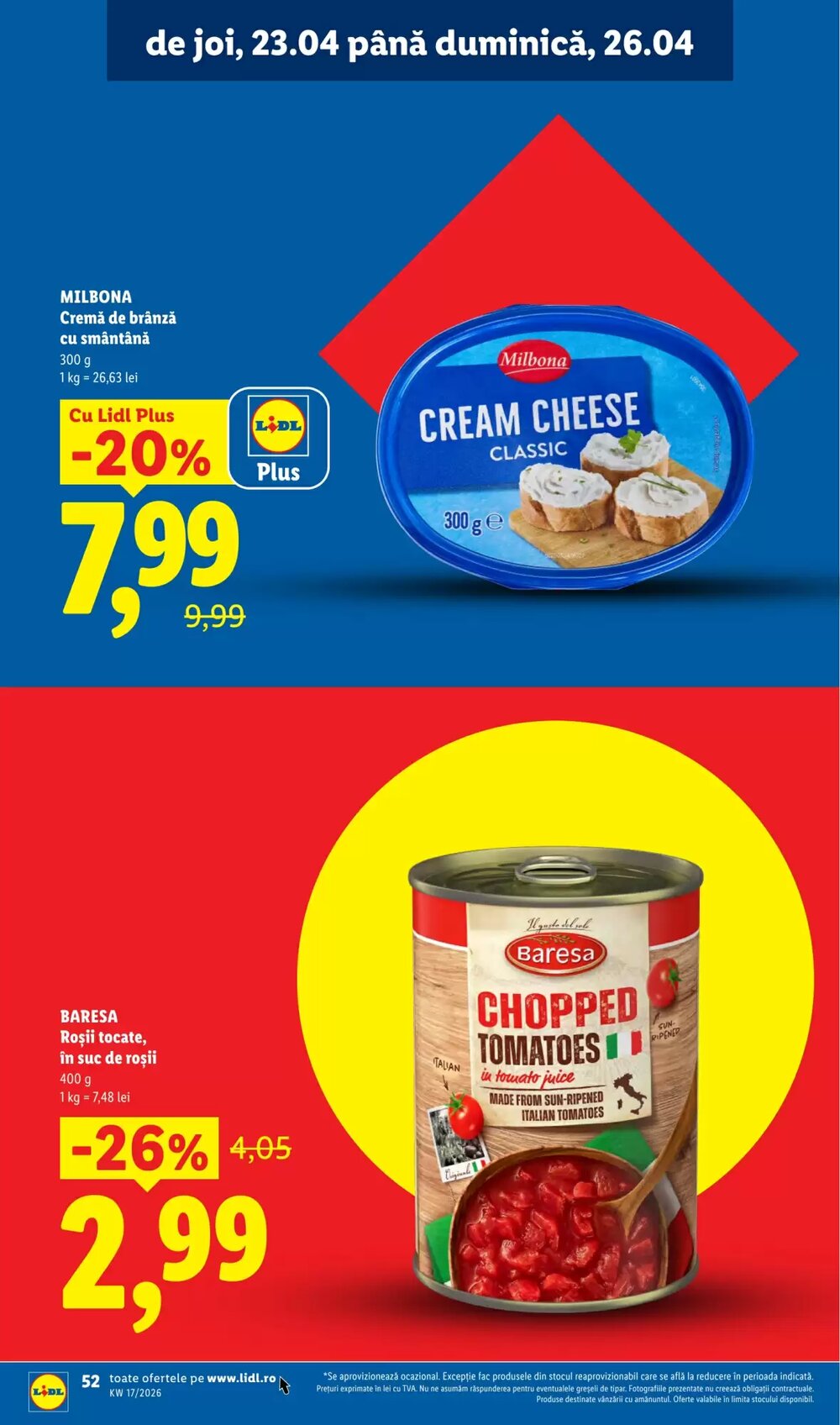 Catalogul cu oferte Lidl valabil de la 20.04.2026 - Pagina 52.