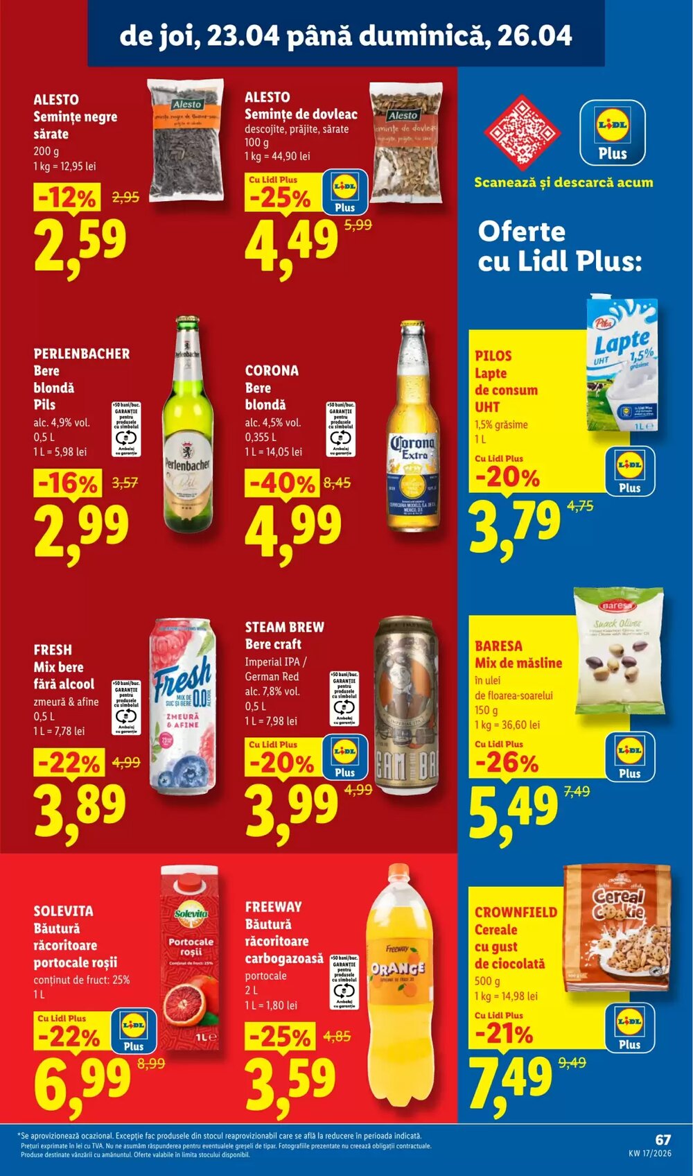 Catalogul cu oferte Lidl valabil de la 20.04.2026 - Pagina 67.