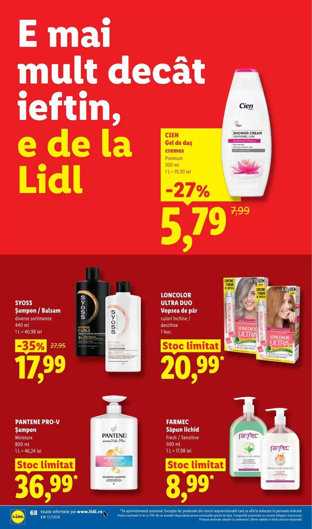 Catalogul cu oferte Lidl valabil de la 20.04.2026 - Pagina 68.