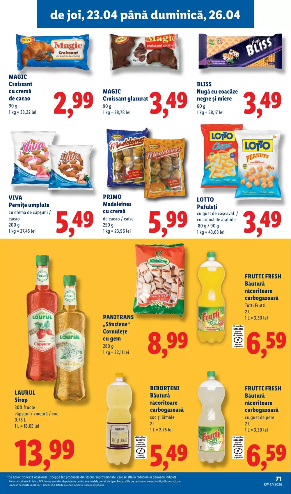 Catalogul cu oferte Lidl valabil de la 20.04.2026 - Pagina 71.