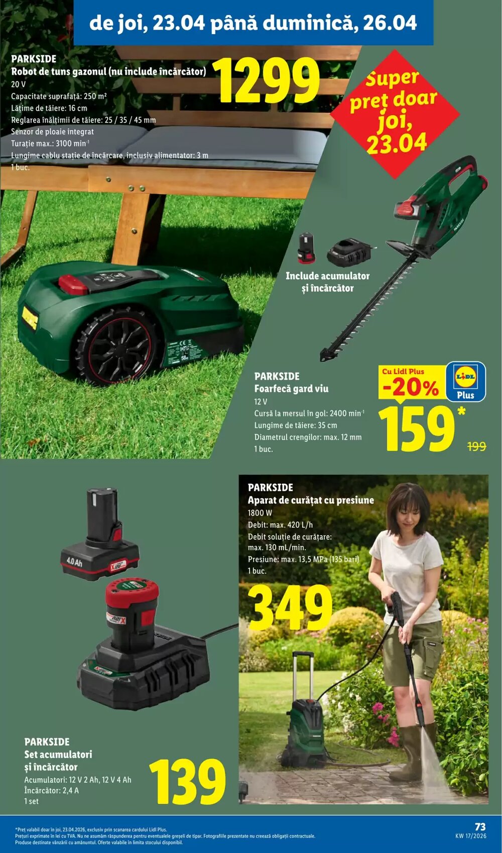 Catalogul cu oferte Lidl valabil de la 20.04.2026 - Pagina 73.