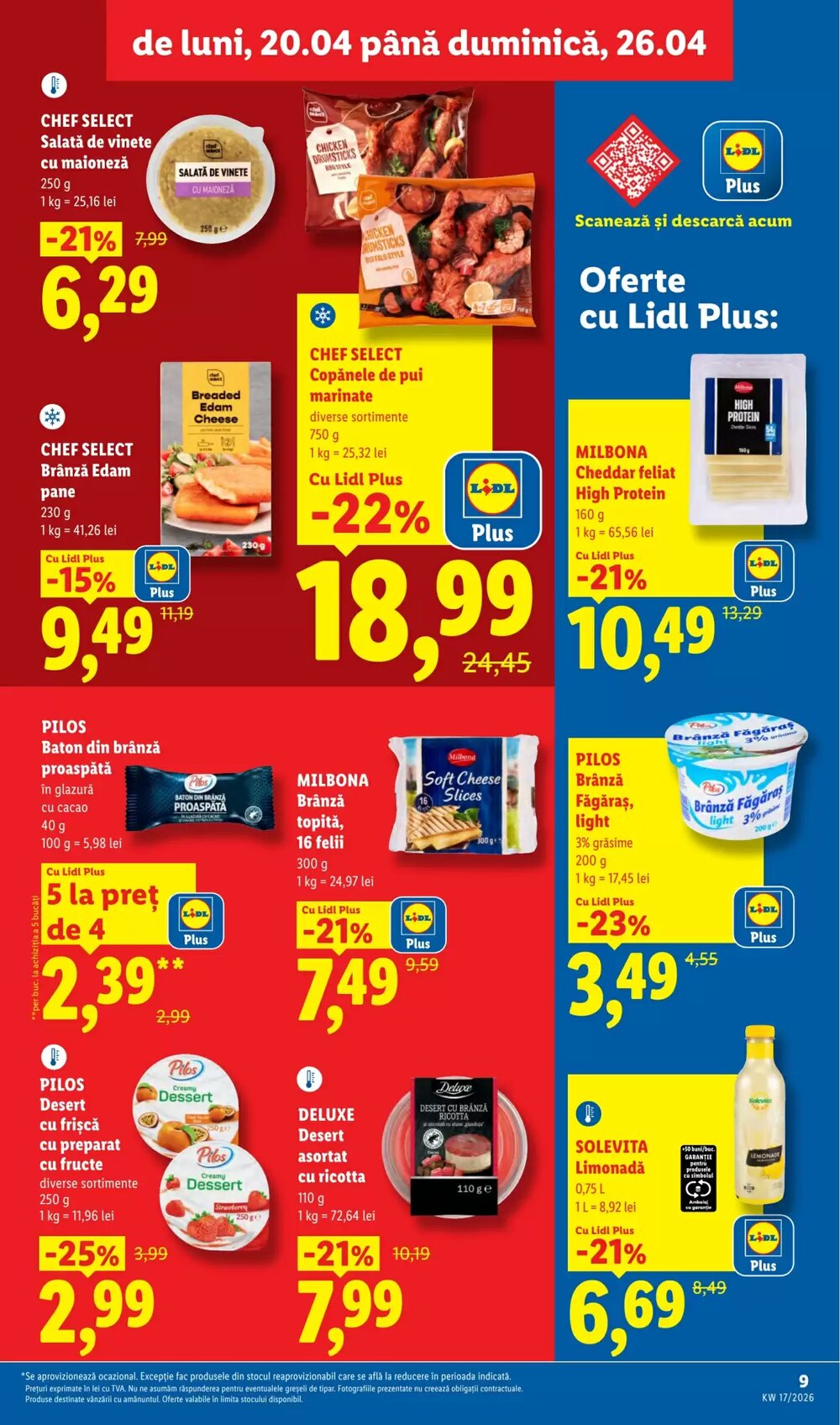 Catalogul cu oferte Lidl valabil de la 20.04.2026 - Pagina 9.