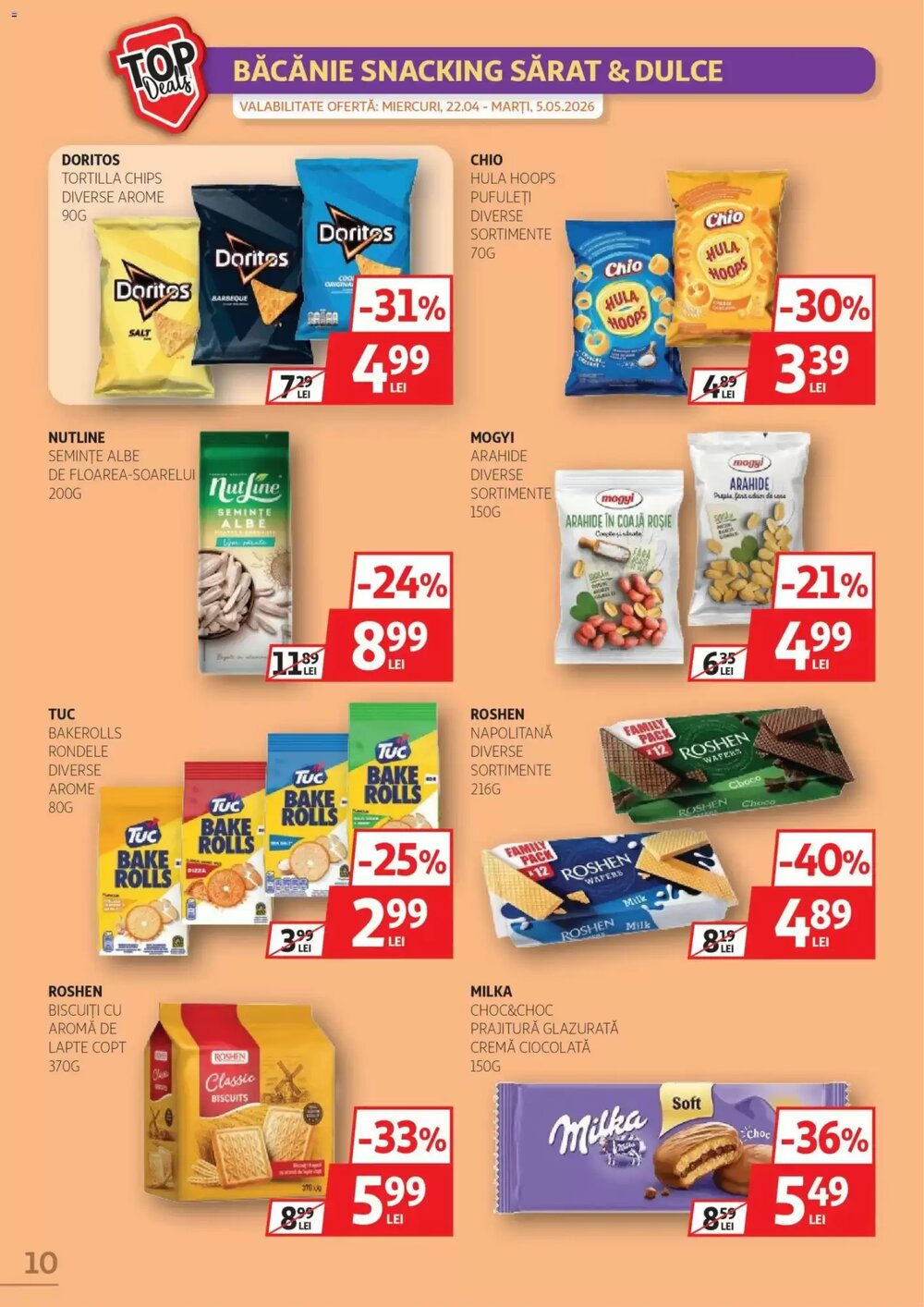 Catalogul cu oferte Auchan valabil de la 21.04.2026 - Pagina 10.