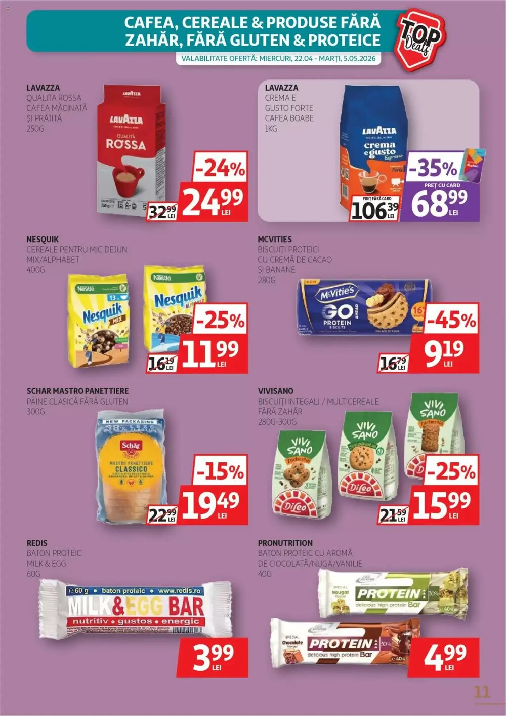 Catalogul cu oferte Auchan valabil de la 21.04.2026 - Pagina 11.