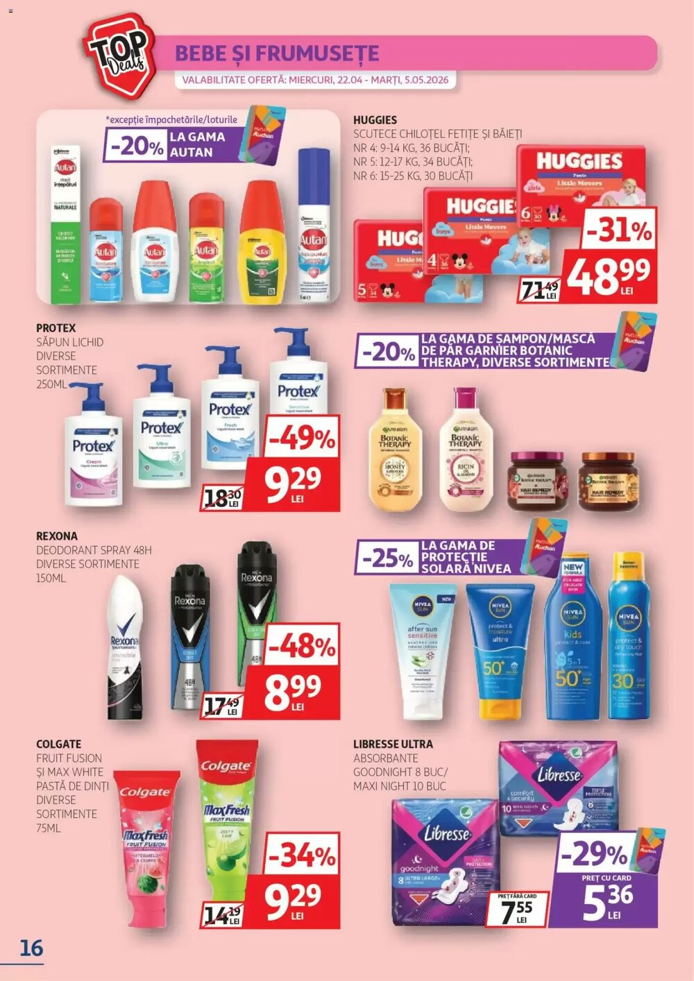 Catalogul cu oferte Auchan valabil de la 21.04.2026 - Pagina 16.