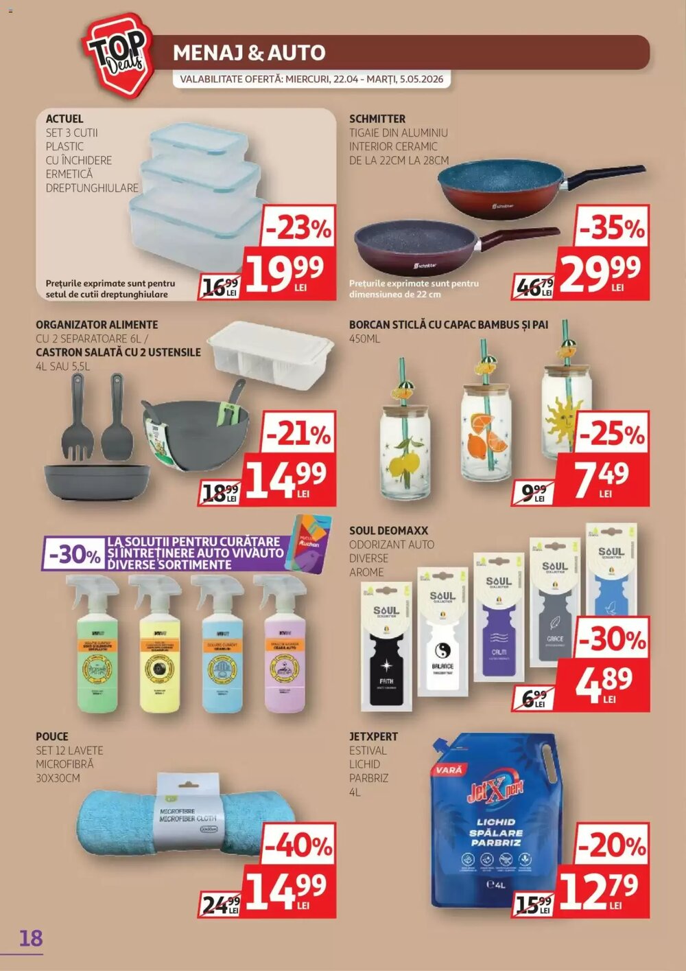 Catalogul cu oferte Auchan valabil de la 21.04.2026 - Pagina 18.