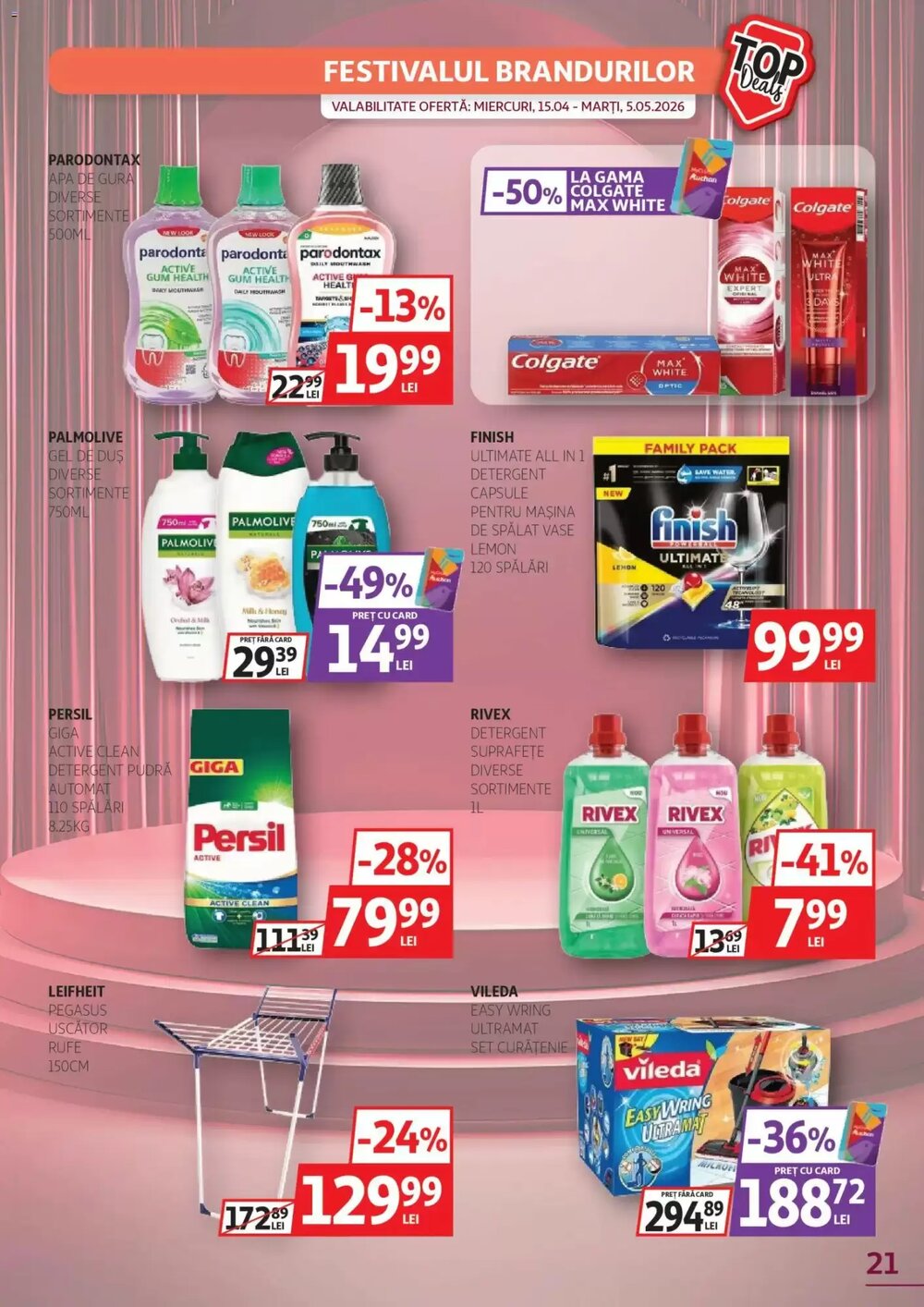 Catalogul cu oferte Auchan valabil de la 21.04.2026 - Pagina 21.