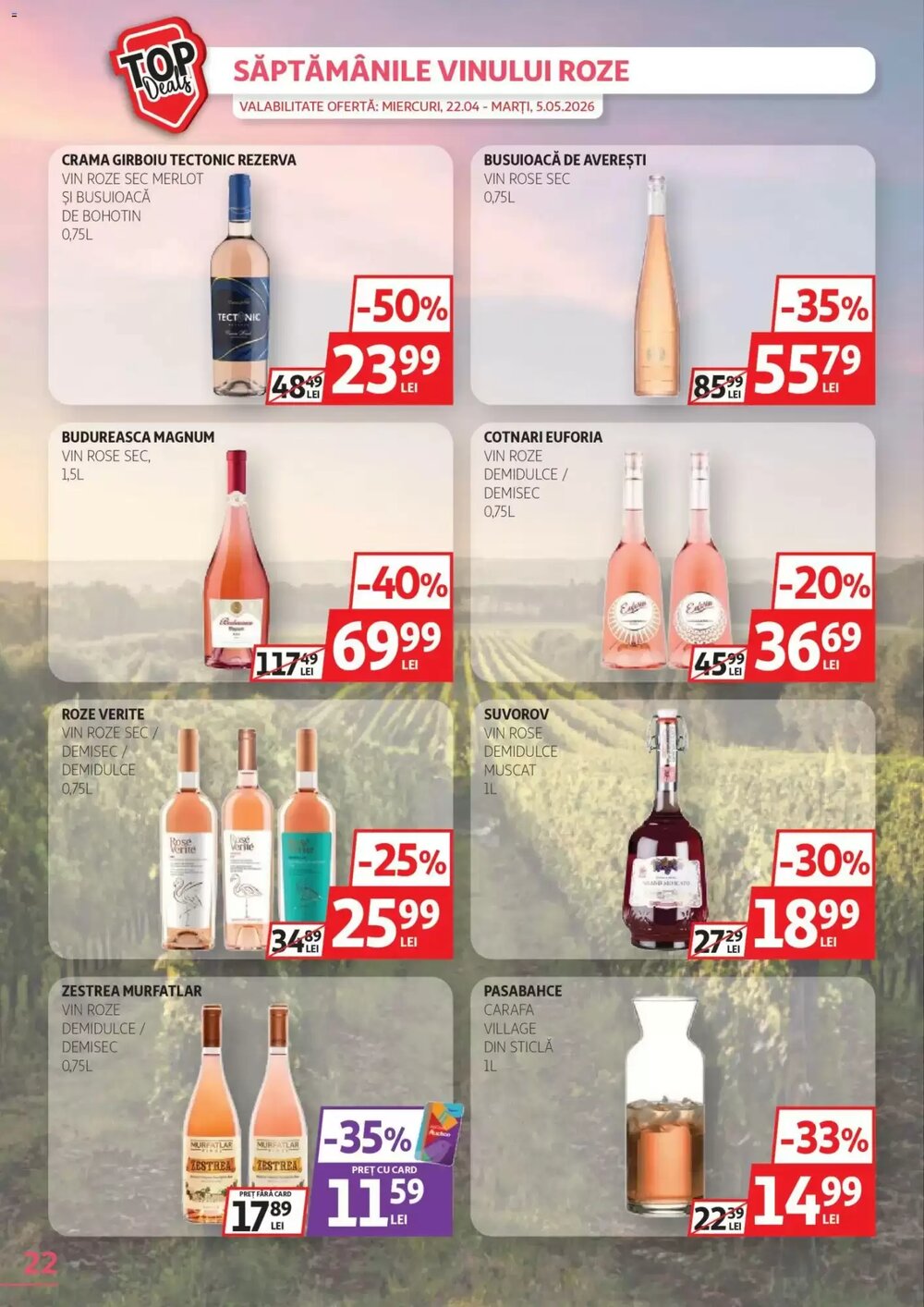 Catalogul cu oferte Auchan valabil de la 21.04.2026 - Pagina 22.