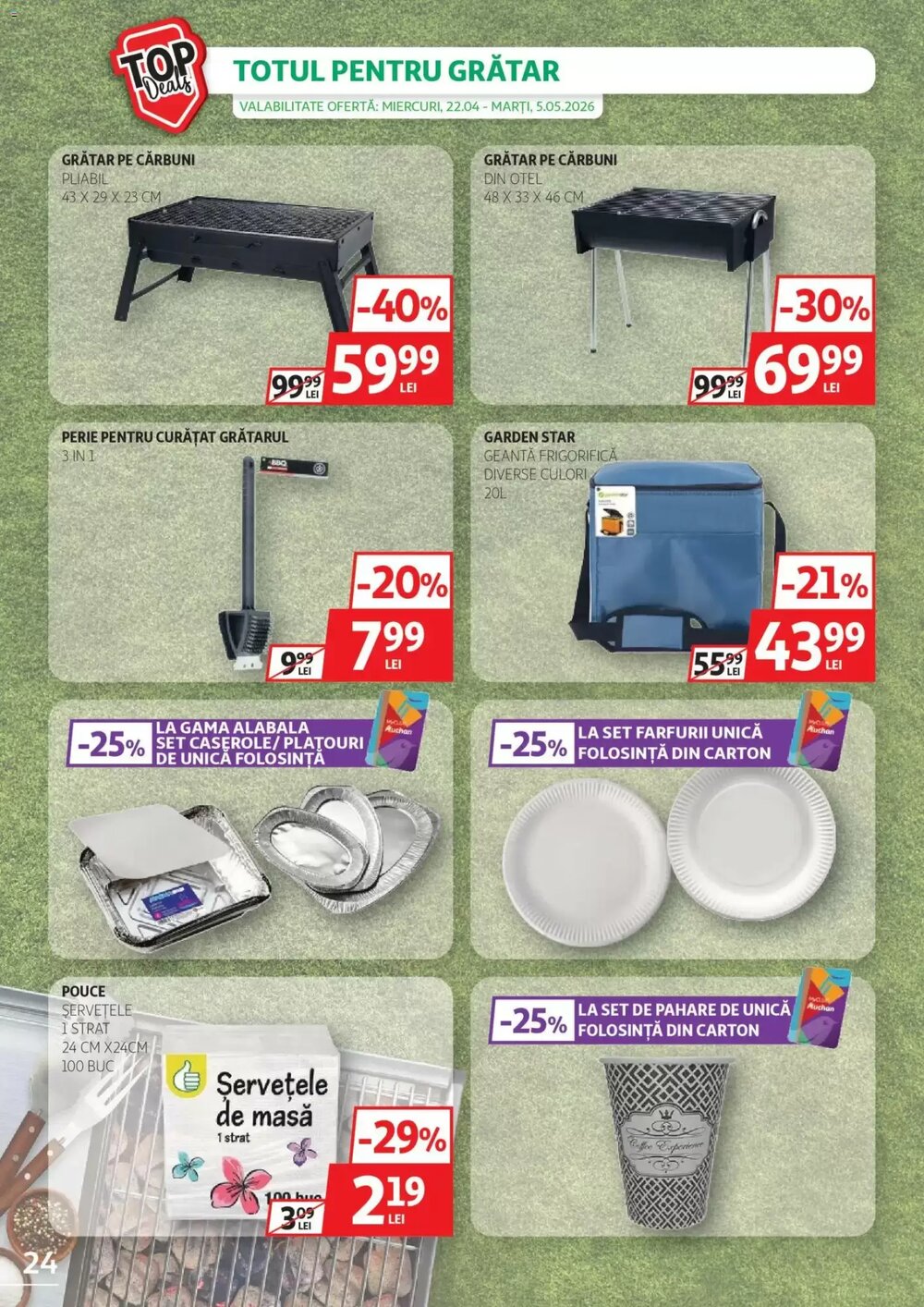 Catalogul cu oferte Auchan valabil de la 21.04.2026 - Pagina 24.