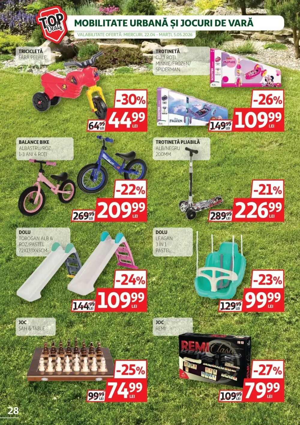 Catalogul cu oferte Auchan valabil de la 21.04.2026 - Pagina 28.