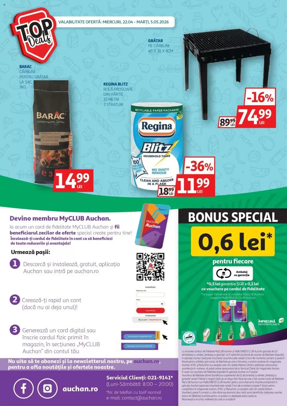 Catalogul cu oferte Auchan valabil de la 21.04.2026 - Pagina 34.