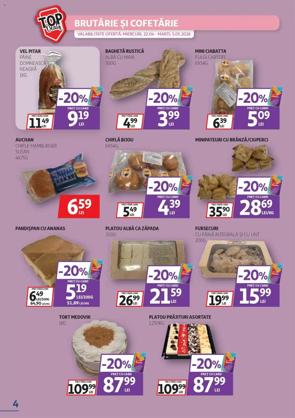 Catalogul cu oferte Auchan valabil de la 21.04.2026 - Pagina 4.