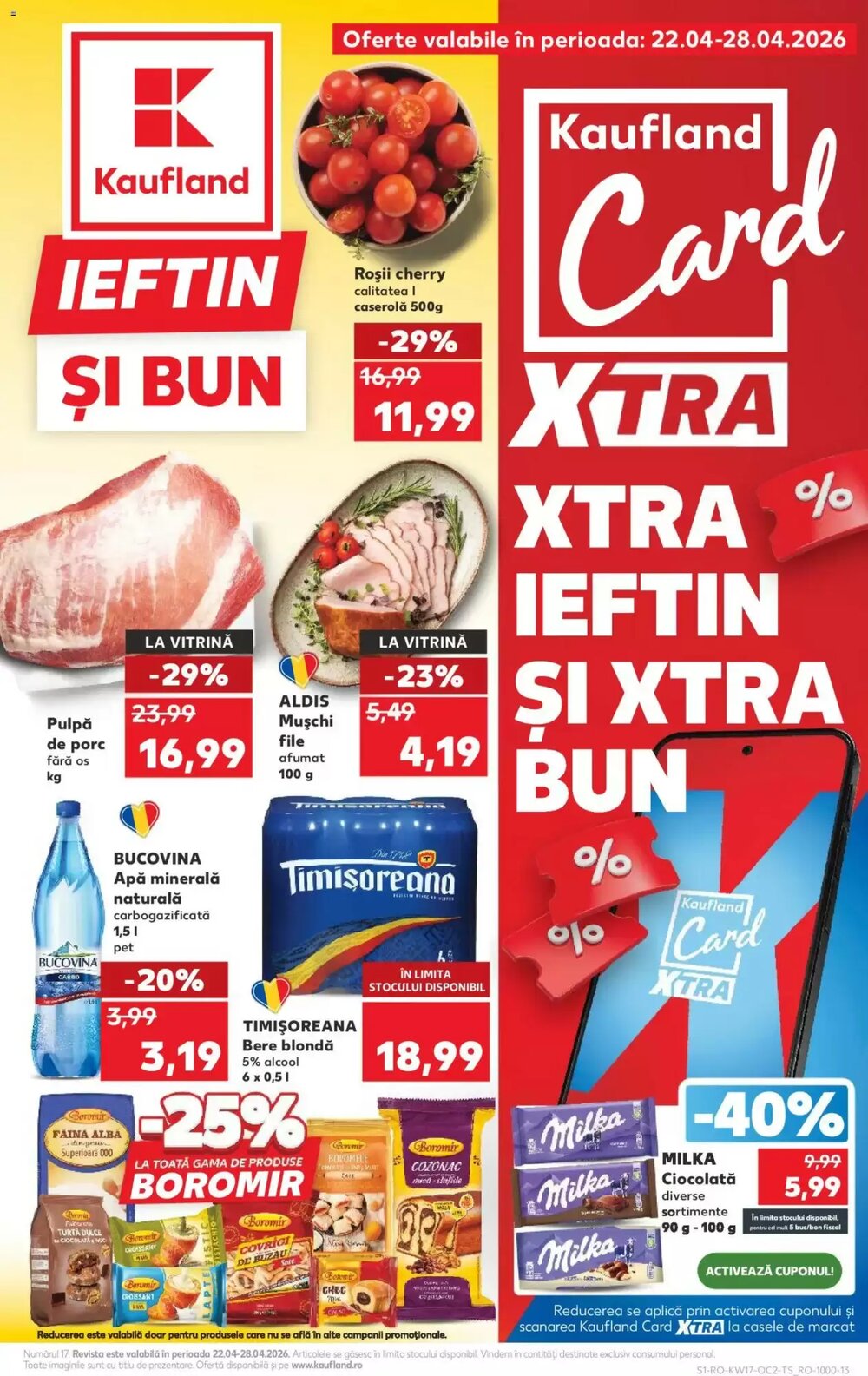 Catalogul cu oferte Kaufland valabil de la 22.04.2026 - Pagina 1.