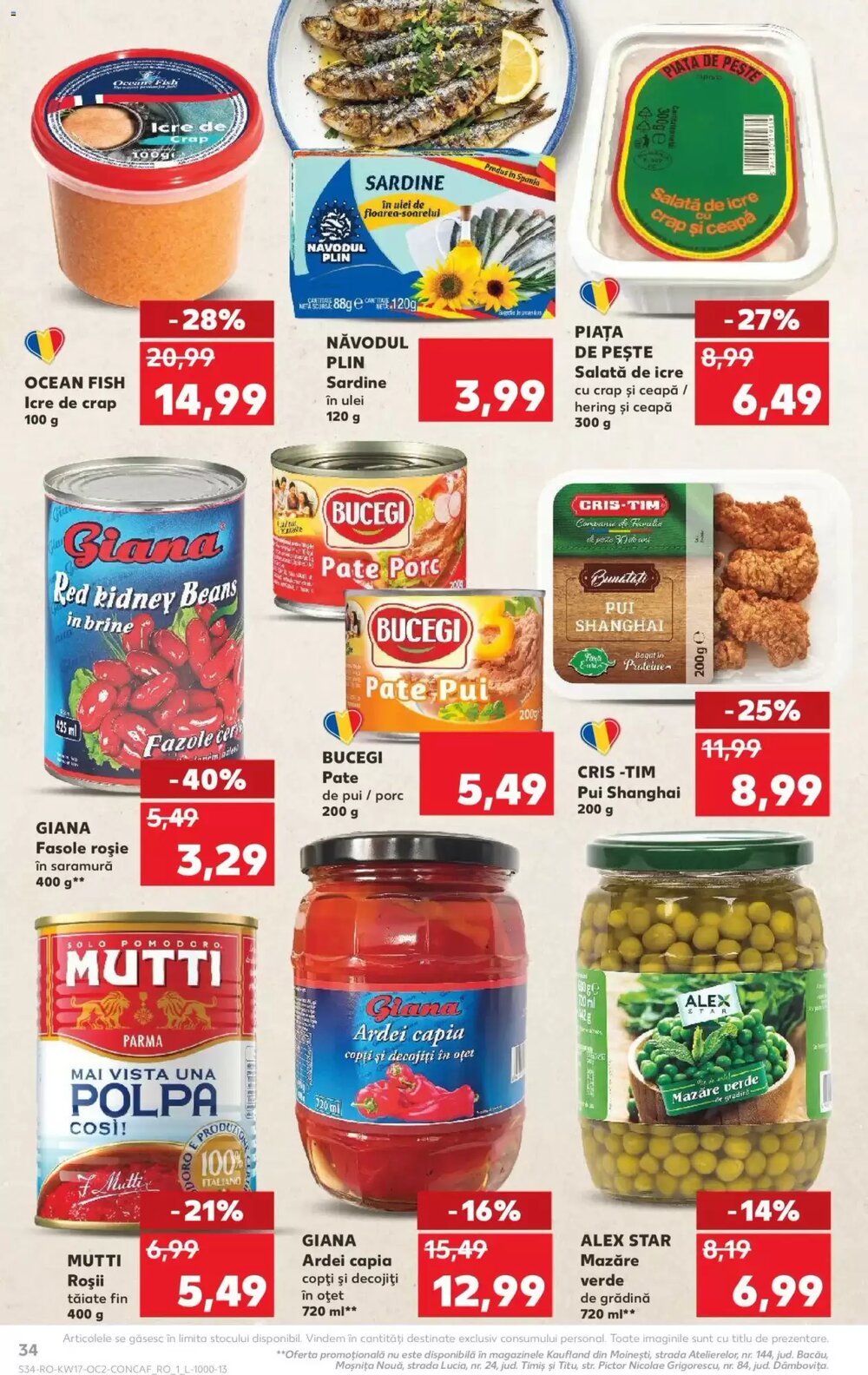 Catalogul cu oferte Kaufland valabil de la 22.04.2026 - Pagina 34.